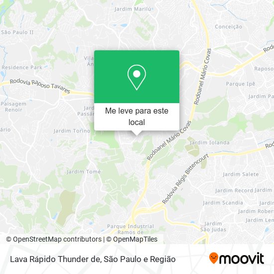 Lava Rápido Thunder de mapa