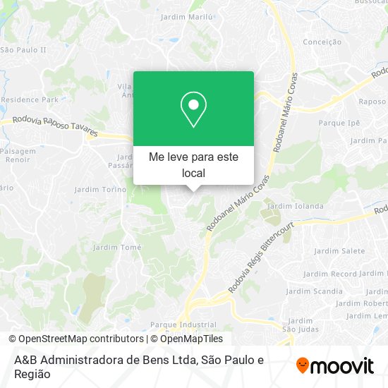 A&B Administradora de Bens Ltda mapa