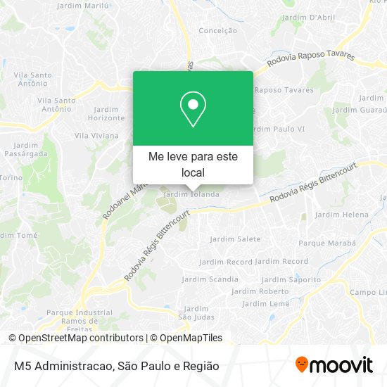 M5 Administracao mapa