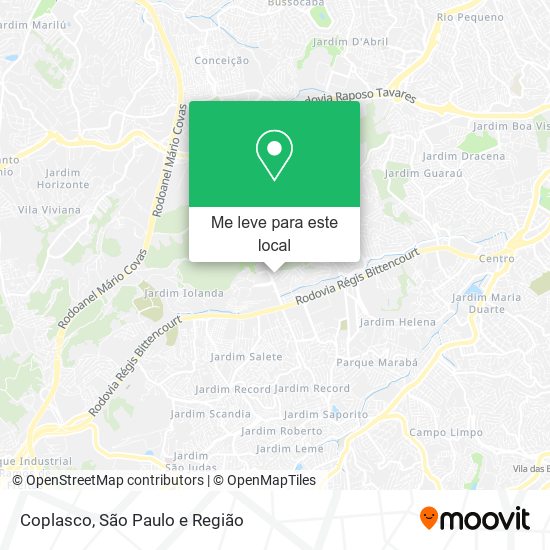 Coplasco mapa