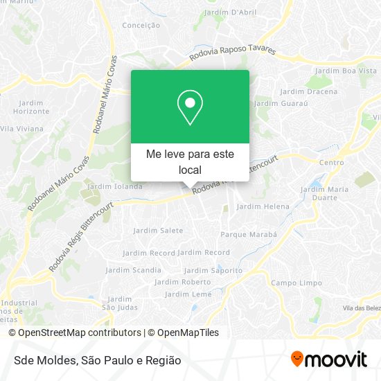 Sde Moldes mapa