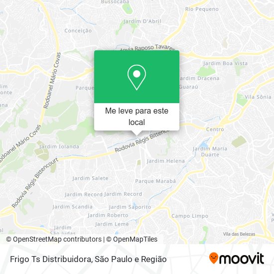 Frigo Ts Distribuidora mapa