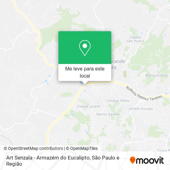 Art Senzala - Armazém do Eucalipto mapa