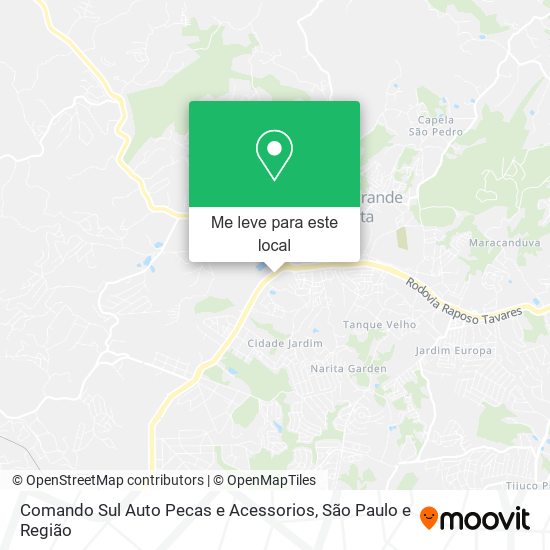 Comando Sul Auto Pecas e Acessorios mapa