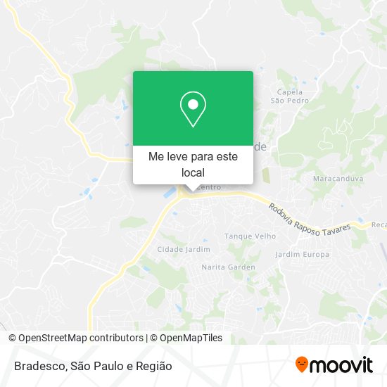 Bradesco mapa