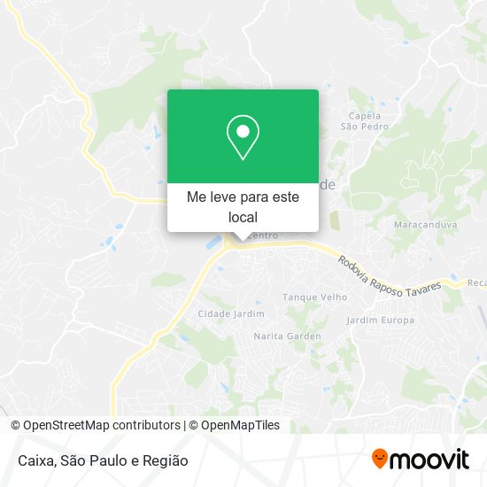 Caixa mapa