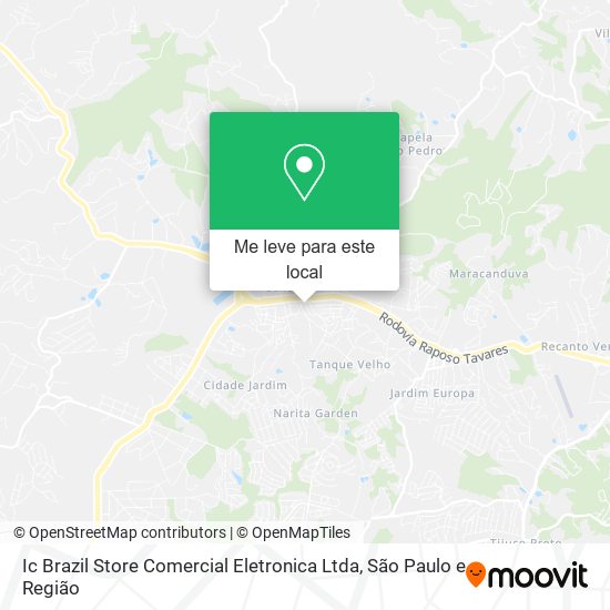 Ic Brazil Store Comercial Eletronica Ltda mapa