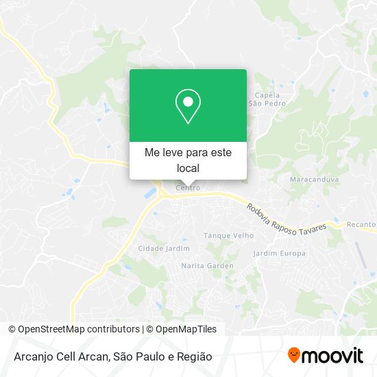 Arcanjo Cell Arcan mapa