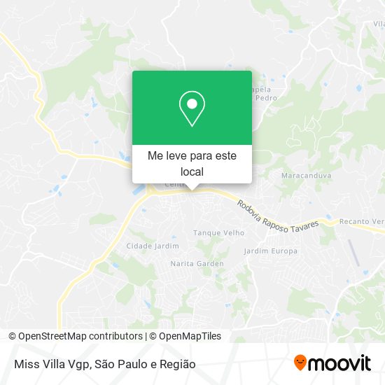 Miss Villa Vgp mapa