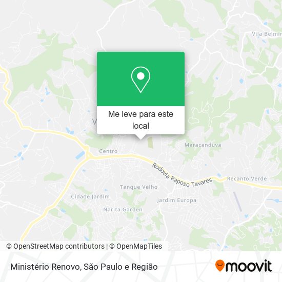 Ministério Renovo mapa