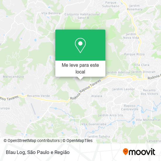 Blau Log mapa