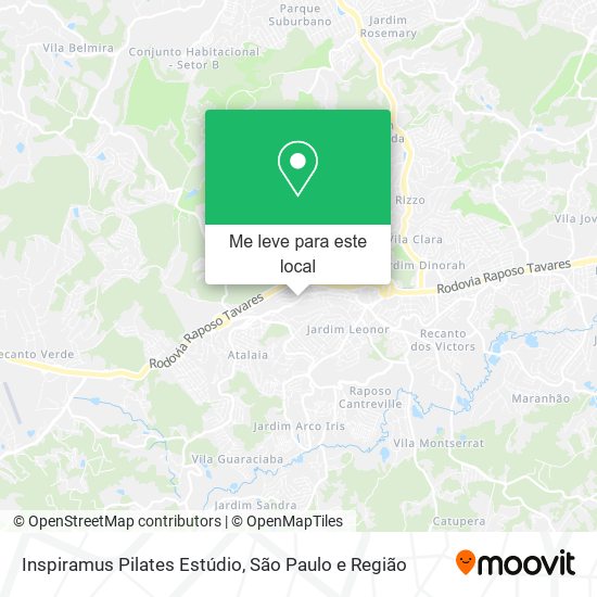 Inspiramus Pilates Estúdio mapa