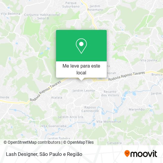 Lash Designer mapa