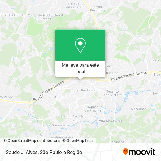Saude J. Alves mapa