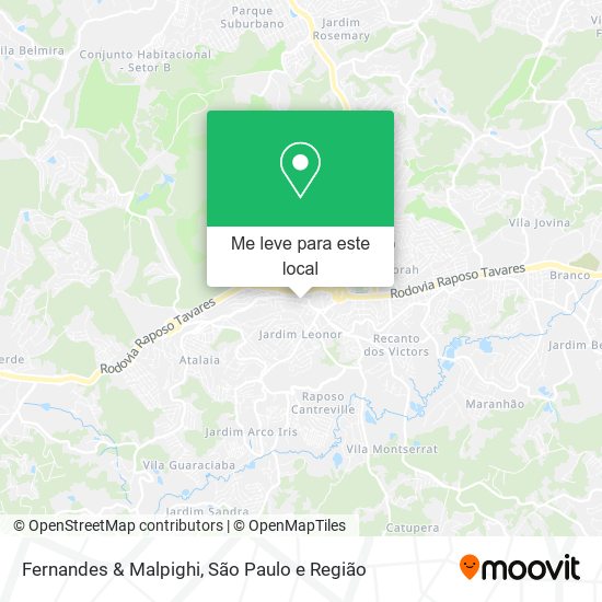 Fernandes & Malpighi mapa