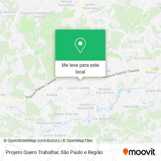Projeto Quero Trabalhar mapa