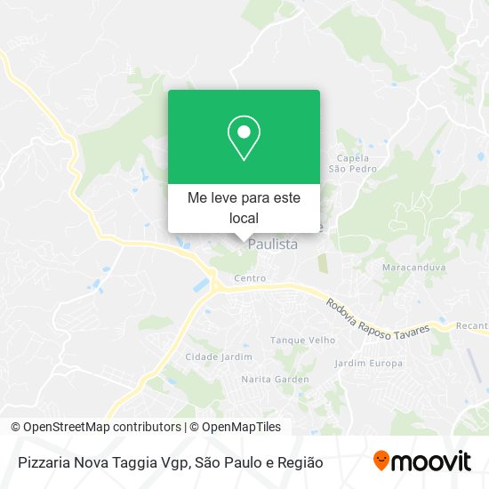 Pizzaria Nova Taggia Vgp mapa
