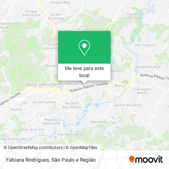 Fabiana Rodrigues mapa