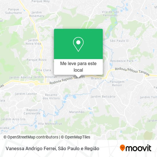 Vanessa Andrigo Ferrei mapa