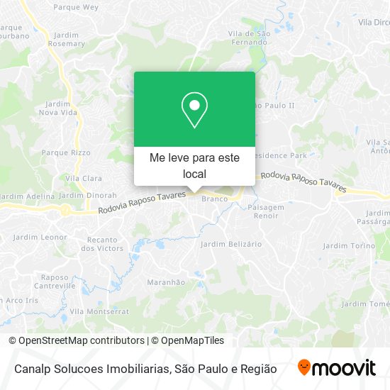 Canalp Solucoes Imobiliarias mapa