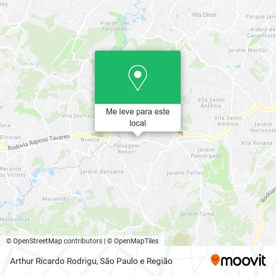 Arthur Ricardo Rodrigu mapa