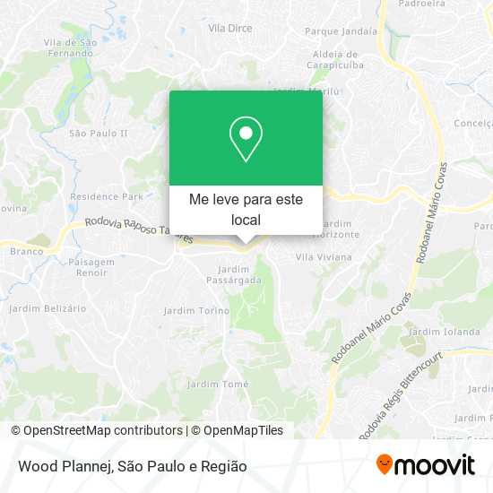 Wood Plannej mapa