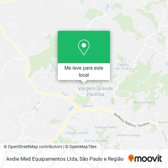 Andie Med Equipamentos Ltda mapa