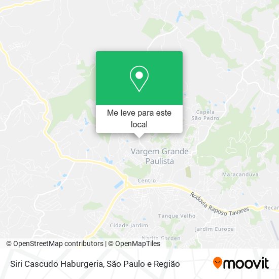 Siri Cascudo Haburgeria mapa