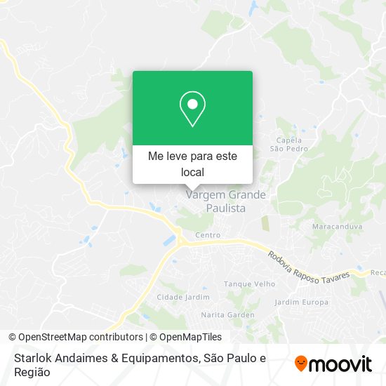 Starlok Andaimes & Equipamentos mapa