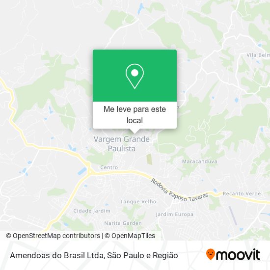 Amendoas do Brasil Ltda mapa