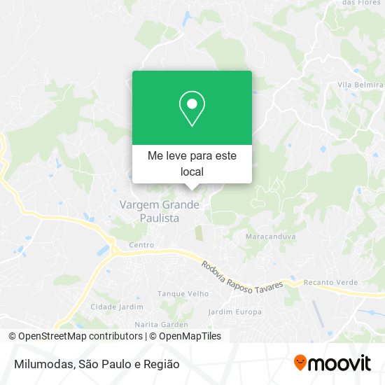 Milumodas mapa
