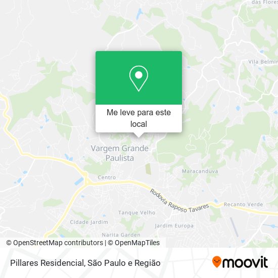 Pillares Residencial mapa