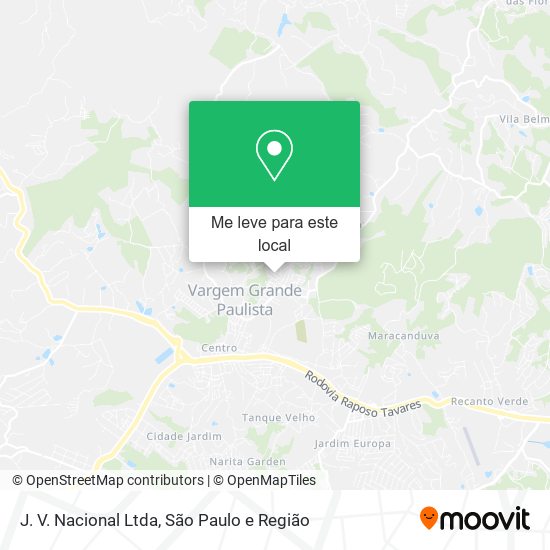 J. V. Nacional Ltda mapa