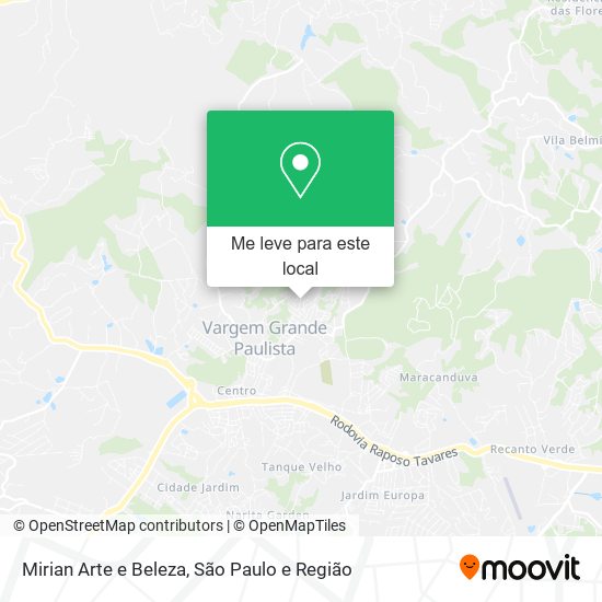 Mirian Arte e Beleza mapa