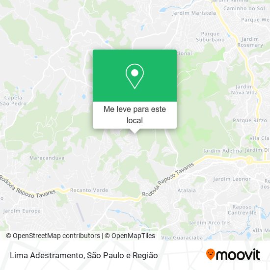 Lima Adestramento mapa