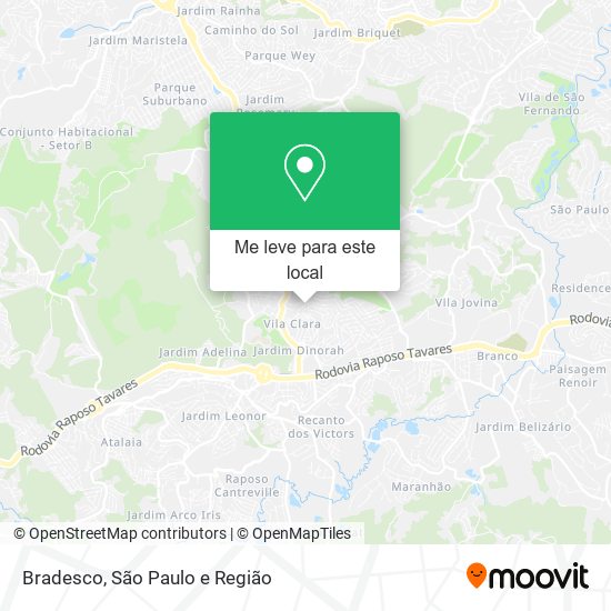 Bradesco mapa