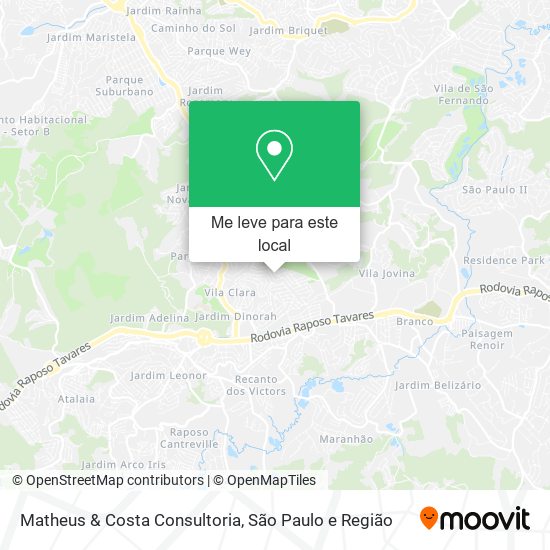Matheus & Costa Consultoria mapa