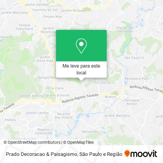 Prado Decoracao & Paisagismo mapa