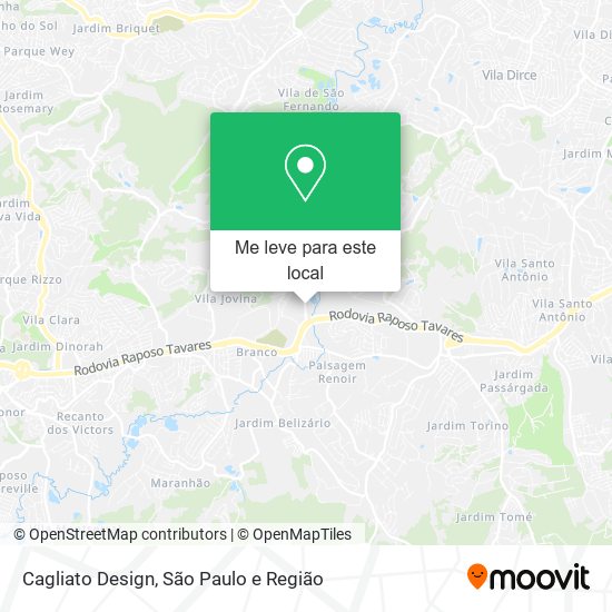 Cagliato Design mapa