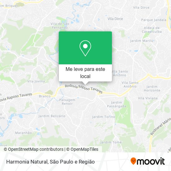 Harmonia Natural mapa