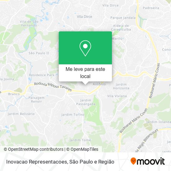 Inovacao Representacoes mapa