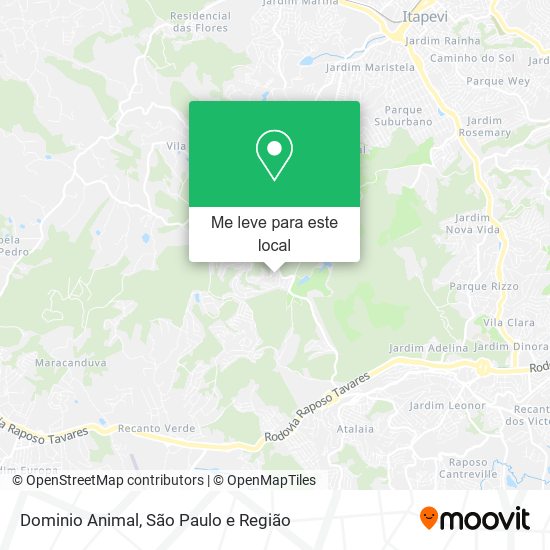 Dominio Animal mapa