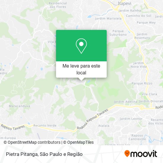 Pietra Pitanga mapa