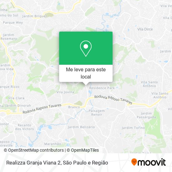 Realizza Granja Viana 2 mapa