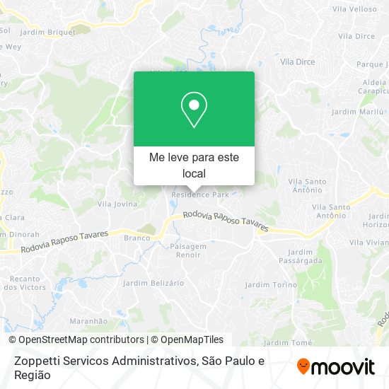 Zoppetti Servicos Administrativos mapa