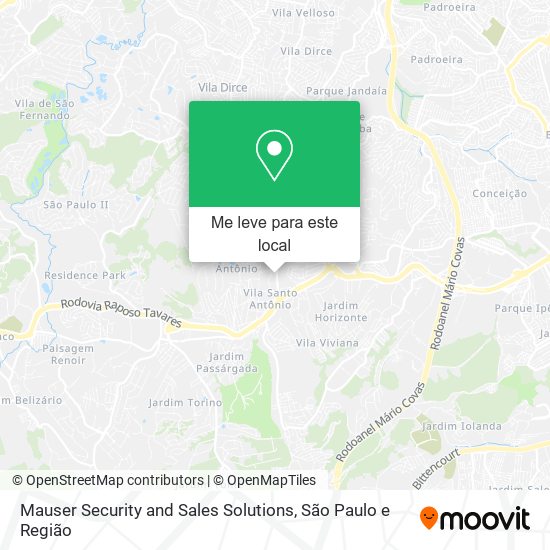 Mauser Security and Sales Solutions mapa