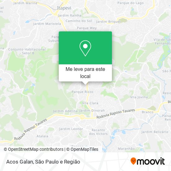 Acos Galan mapa