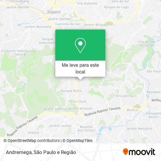 Andremega mapa