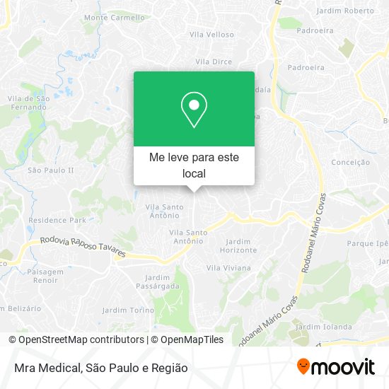 Mra Medical mapa