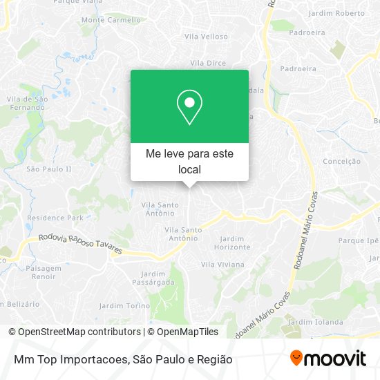 Mm Top Importacoes mapa